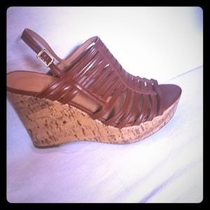 Franco Sarto Sombre Strappy Wedge Sandals